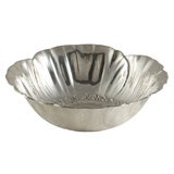 A Sterling Bowl in the the form of Poppy, circa 1900