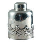 A Sterling Tea Caddy Made by Tiffany