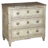 Rare 18th century French painted "trompe l'oeile" commode.