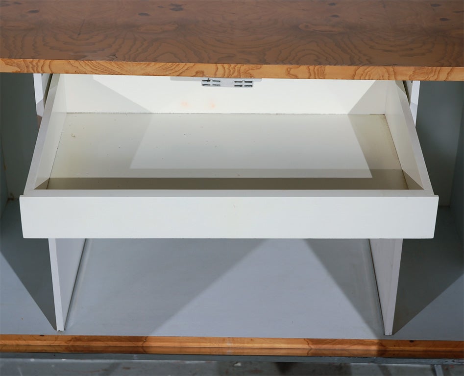 Burl Olivewood Credenza by Milo Baughman 2