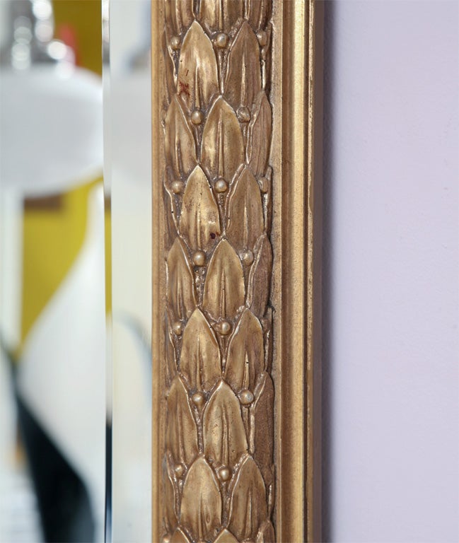 Mid-20th Century Classical Full Length Gilt Mirror, Italy