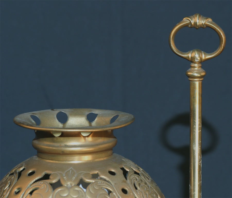 Cast Brass Student Lamp For Sale 3