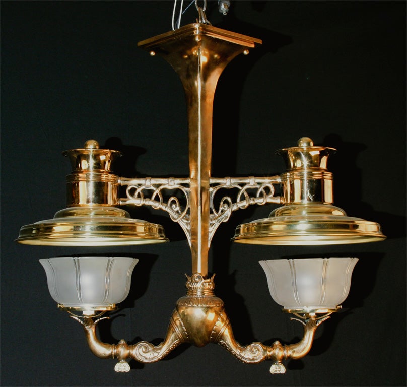 Early Ornate Rail Road Station Light