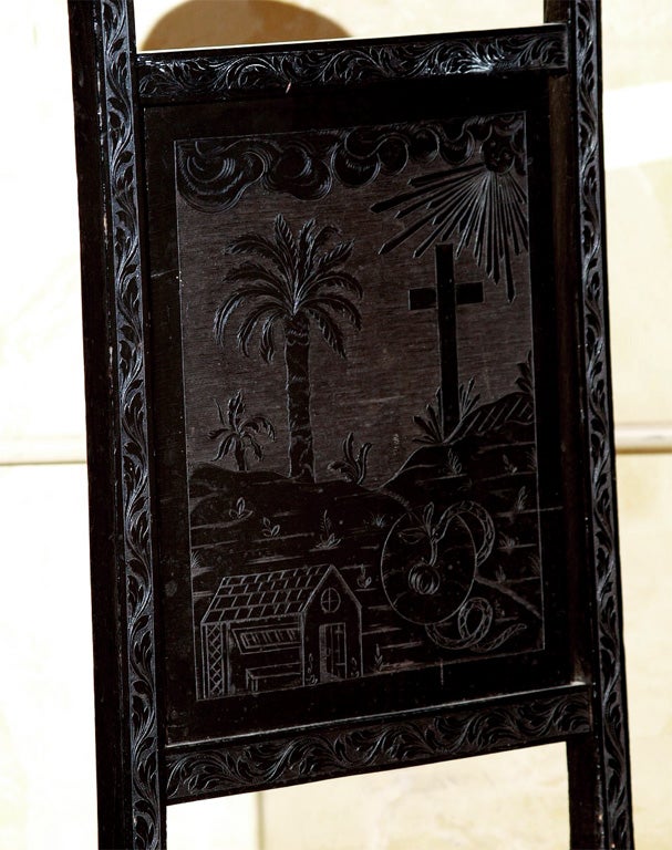 French Ebonized Prie Dieu