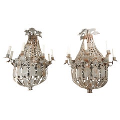 Rare Zinc Chandeliers - priced individually