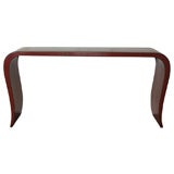 Red Lacquer Console