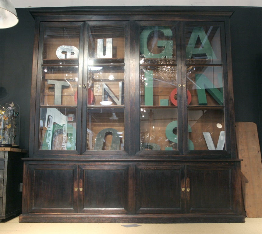 French Painted Bookcase