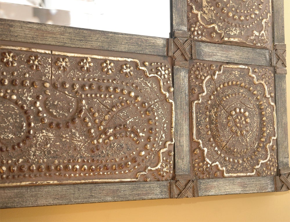 Moroccan Metal Mirror For Sale 1