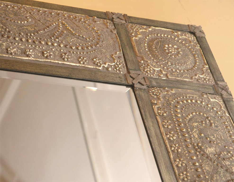 Moroccan Metal Mirror For Sale 2
