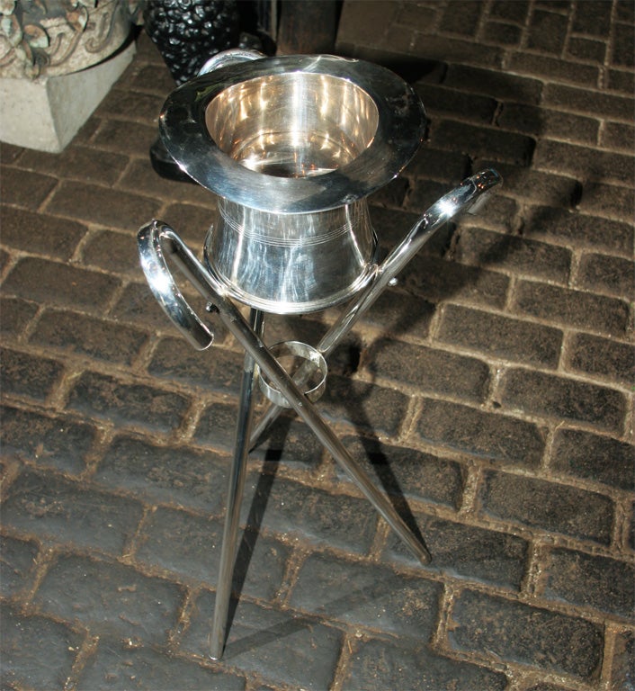 American Silverplate Top Hat Champagne Bucket