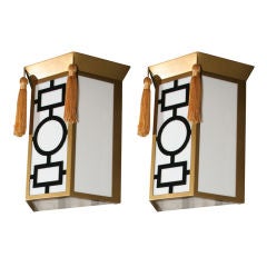 "The Desert Inn" Asian Style Sconces