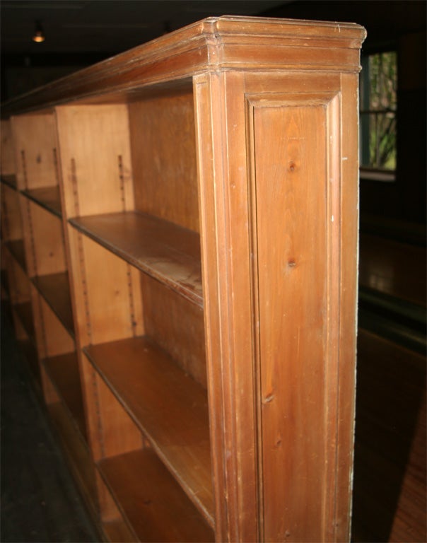 knotty pine shelving