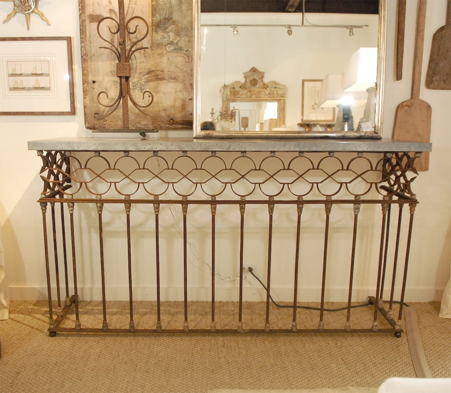 Iron Belgium Balcony Console