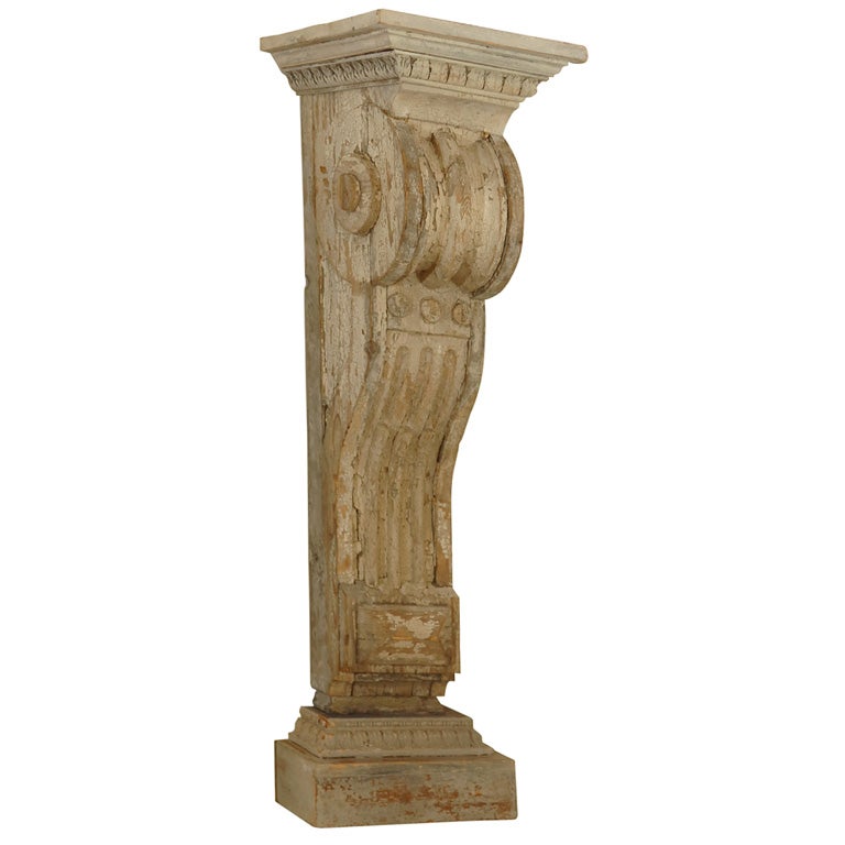 Pair of English Carved Corbels For Sale