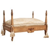 Vintage Louis XVI Style Polychromed Dog Bed