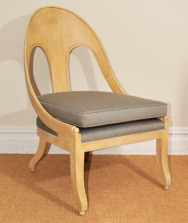 Pair of Mid-Century Painted Tub Chairs