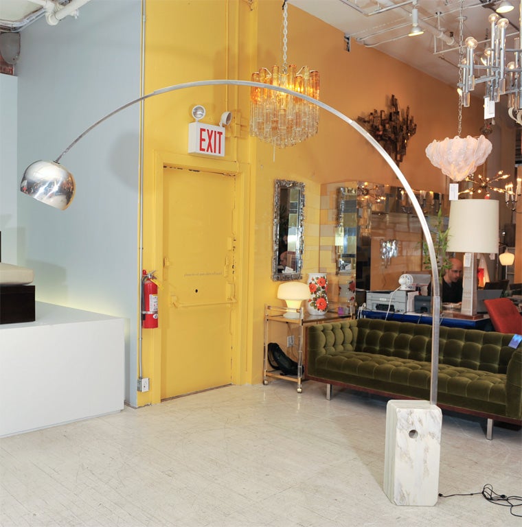 Italian Castiglione Arc Lamp