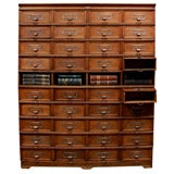 Antique Notary Filing Cabinet