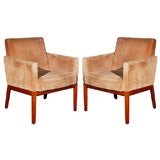 A Pair of Office Chairs in the Manner of Jens Risom