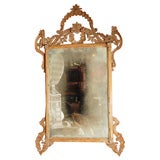 Carved Italian Pine Mirror C. 1900
s