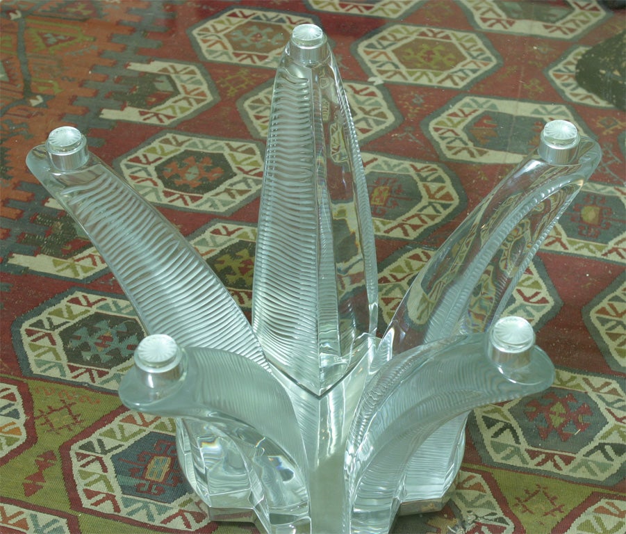 20th Century Baccarat Crystal Coffee Table