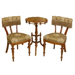 Antique Victorian Three-Piece Parlor Set