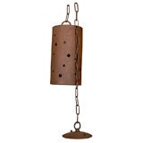 Vintage Iron Perforated Pendant Light