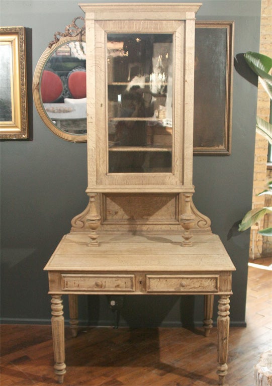 Antique Vitrine Secretary