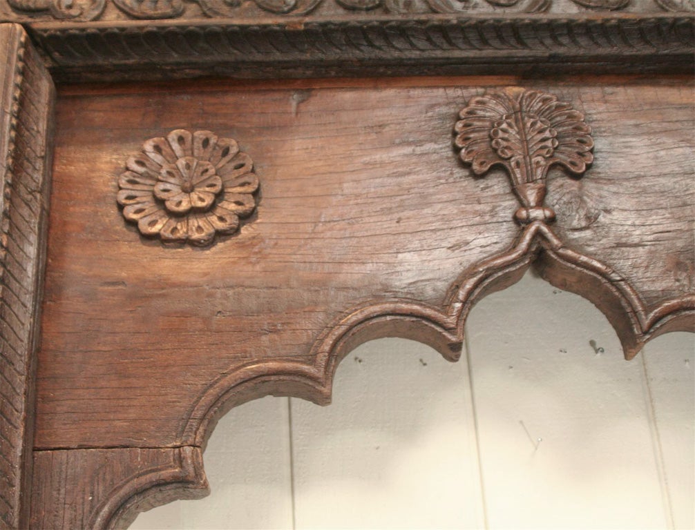 Antique Wooden Arch Doorway 2