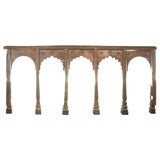 Antique Wooden Arch Doorway