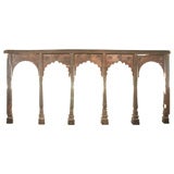 Antique Wooden Arch Doorway