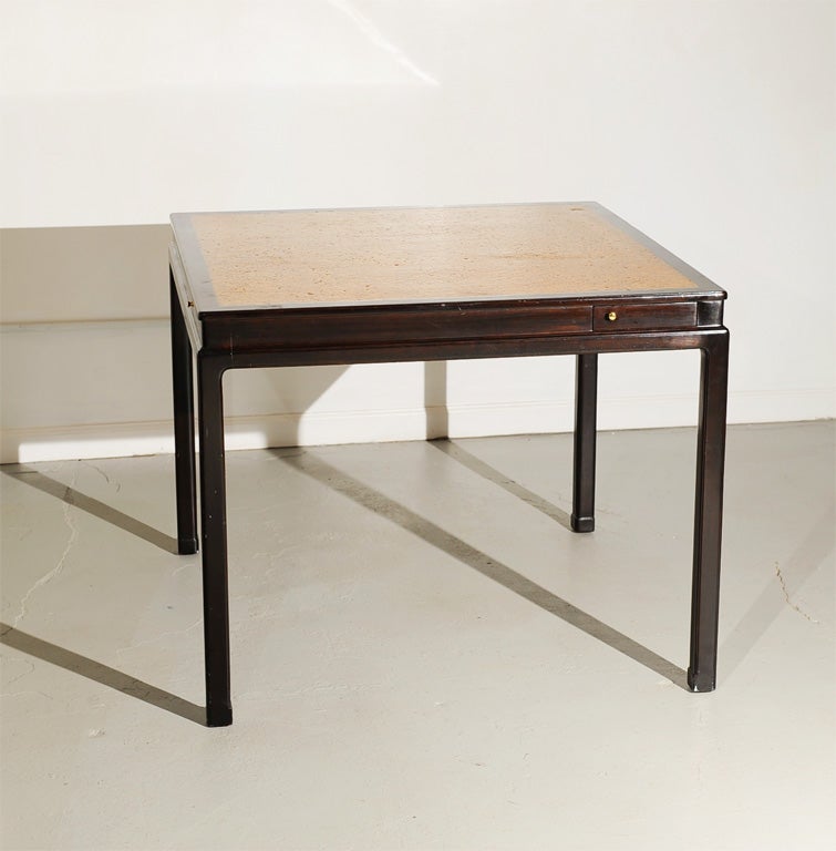 Cork Top Gaming Table by Edward Wormley