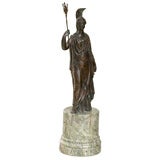 A Bronze Of Minerva - Roman Goddess From 2 Bc