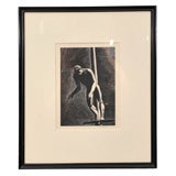 Art Deco  Wood Engraving by Rockwell kent ( The Diver)