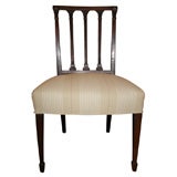 Pair of George III Mahogany Side Chairs