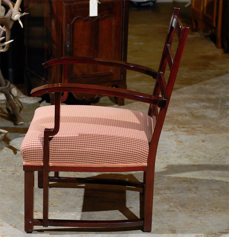 20th Century Art Deco Period Occasional Armchair from the 1920s Attributed to Lajos Kozma