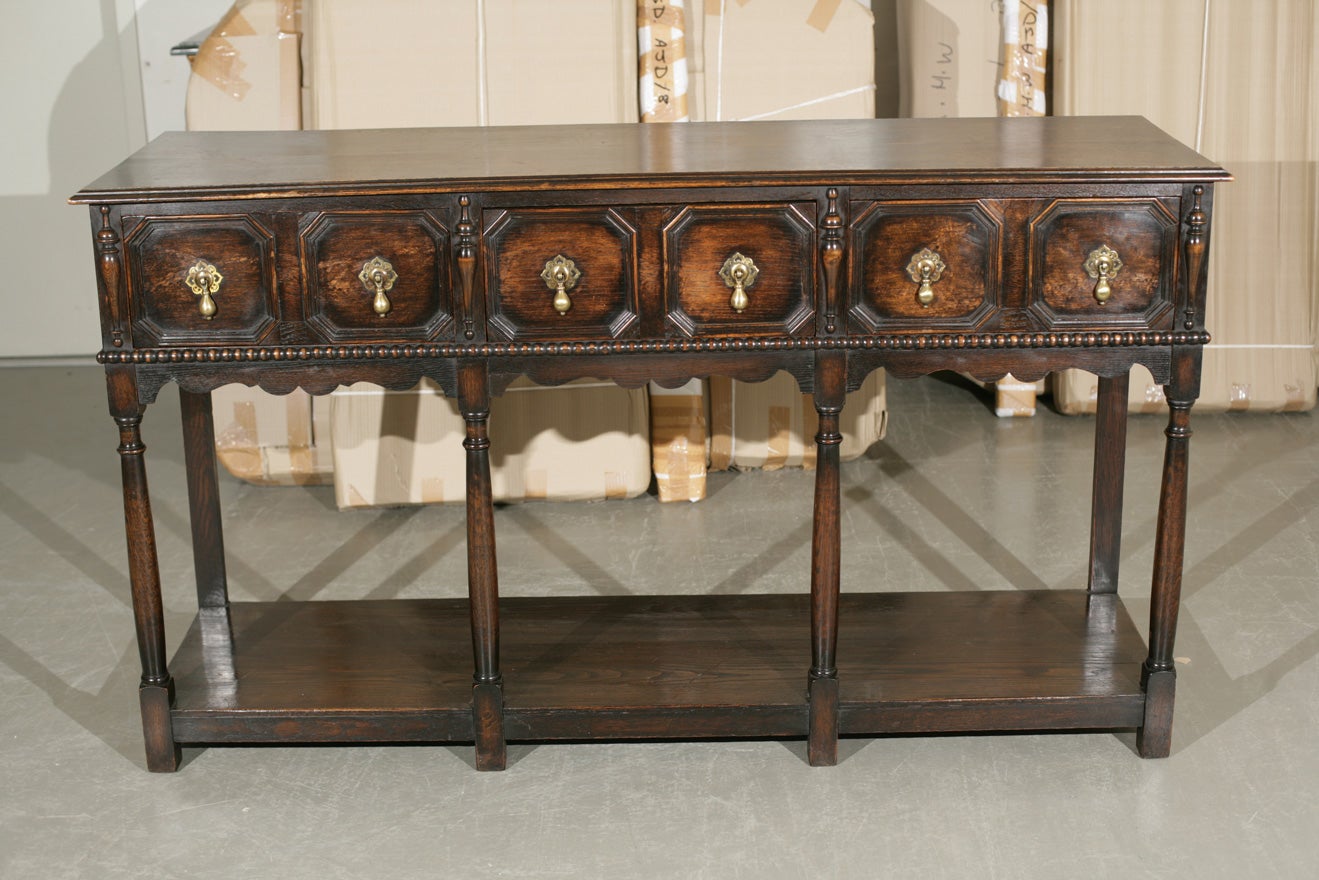 English Jacobean Style Potboard Server