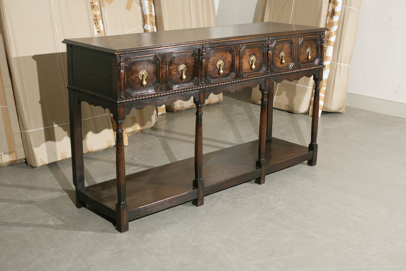 20th Century Jacobean Style Potboard Server