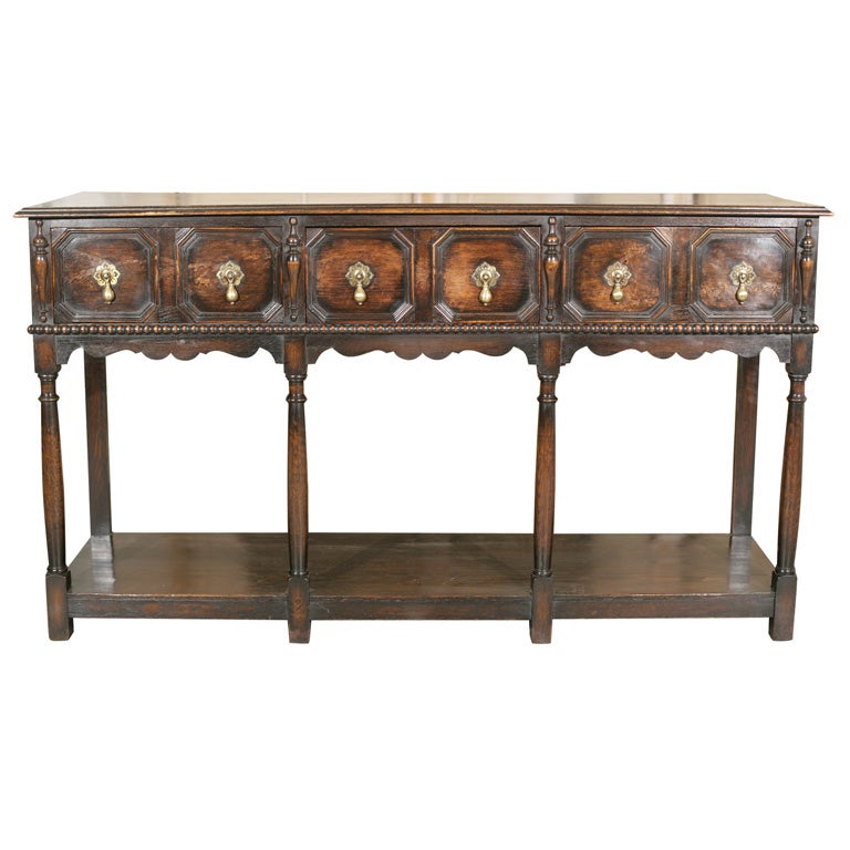 Jacobean Style Potboard Server