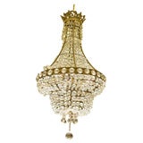 Vintage Crown 
Crystal Chandelier~