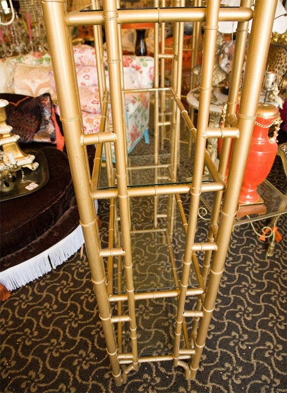 Gold Bamboo Etagere 4