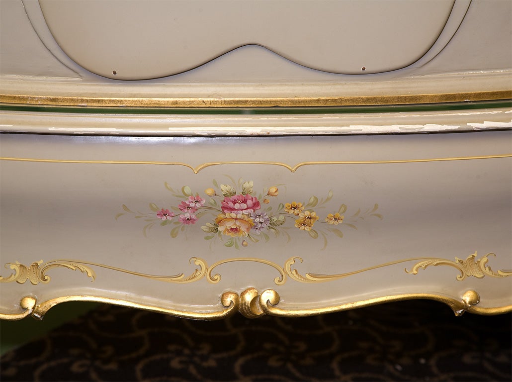 Decadent Hand painted, Rococo Revival Vanity 5