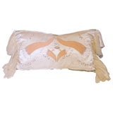 Vintage Peaches and Cream Pillow