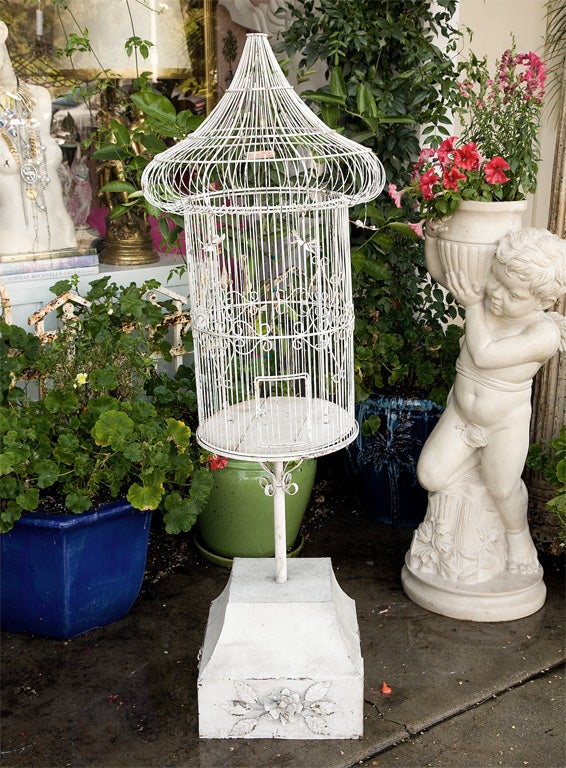 Italian Fabulous White, Vintage Birdcage