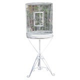 Rustic, Cylindrical Birdcage