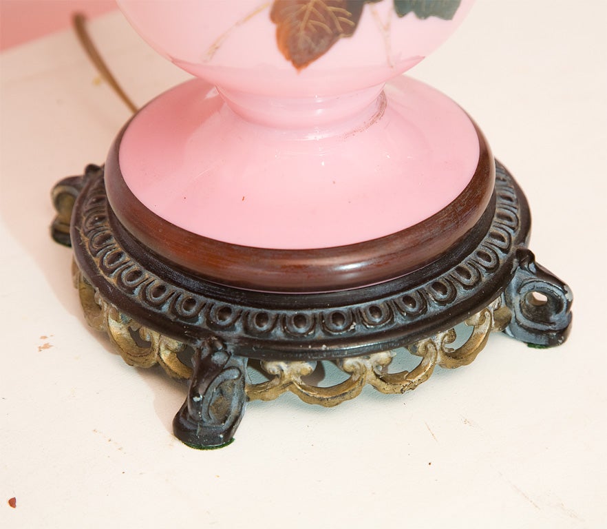 Vintage Vase Tablelamp with Custom Shade 1