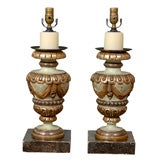 Pair Italian Urns as Lamps