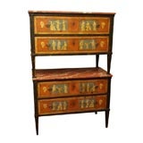 Pair of Painted Commodes