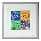 Signed/Numbered Serigraph By Victor Vasarely