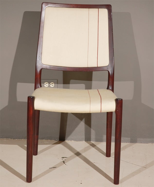 Set 6 Dining Chairs by N. O. Moeller